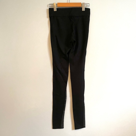 Wilfred Free Black Leather Stretch Leggings - Picture 5 of 5